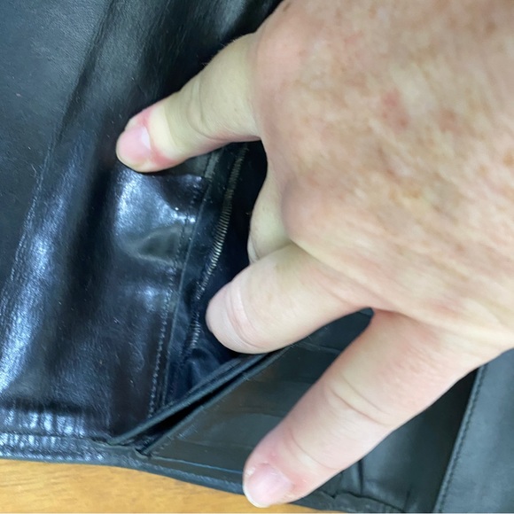 BRAHMIN Vintage Black/Brown Wallet - Picture 9 of 11